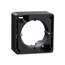 Коробка для накладного монтажу одинарна Schneider Electric Sedna Design Чорний SDD114901
